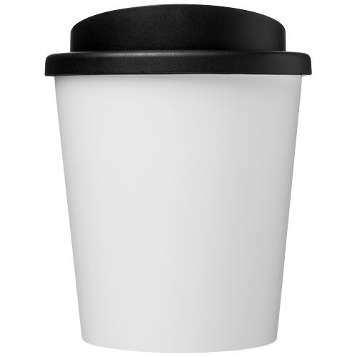 blanco/negro Americano® Vaso térmico de 250 ml reciclado