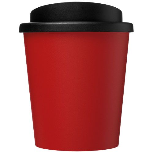 rojo/negro Americano® Vaso térmico de 250 ml reciclado