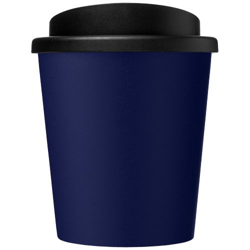 azul/negro Americano® Vaso térmico de 250 ml reciclado