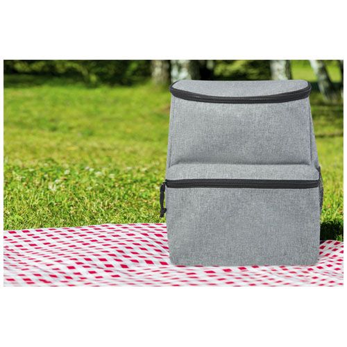 gris chiné Mochila isotérmica en PET reciclado GRS