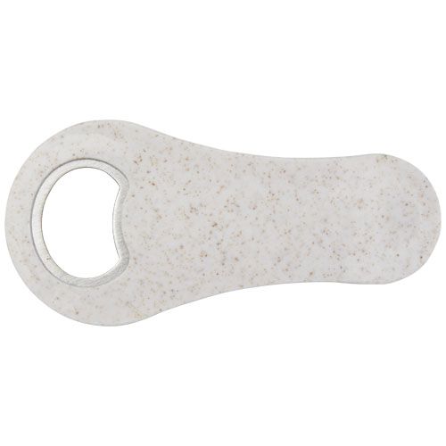 white Abrebotellas de paja de trigo