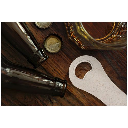 black Abrebotellas de paja de trigo