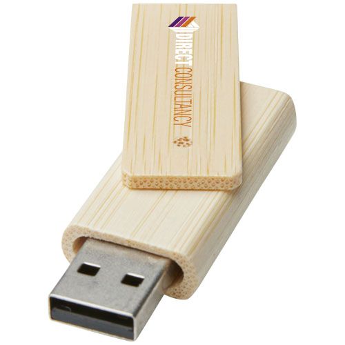 beis Memoria USB de bambú de 16 GB