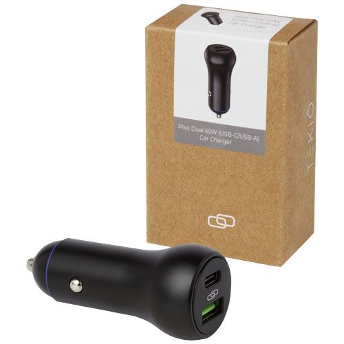 Chargeur de voiture Pilot double USB-C/USB-A de 55 W - 7