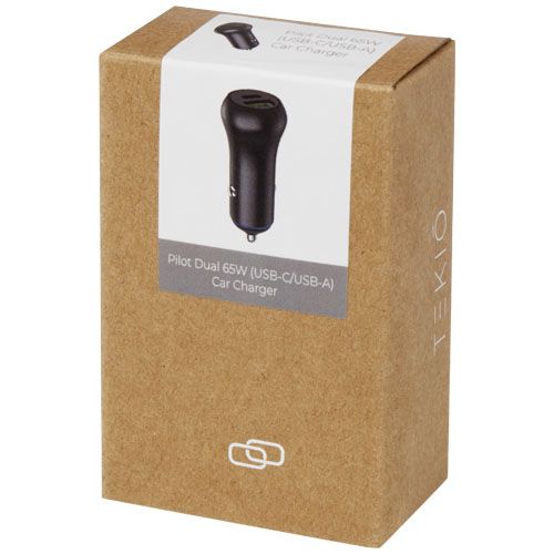 Chargeur de voiture Pilot double USB-C/USB-A de 55 W - 4