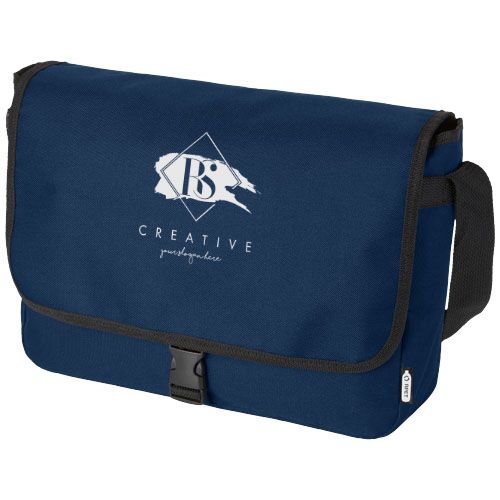 Bolsa de mensajero de plástico reciclado 