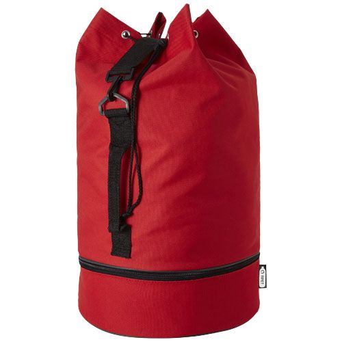 red Bolsa de lona de marinero de plástico reciclado 35L