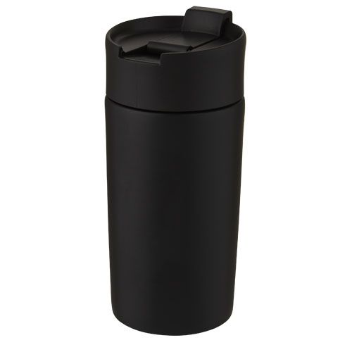 black Vaso con aislamiento al vacío de cobre de 330 ml