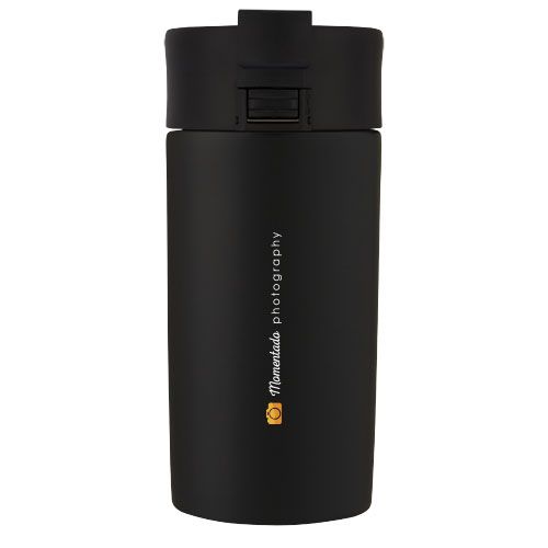 black Vaso con aislamiento al vacío de cobre de 330 ml