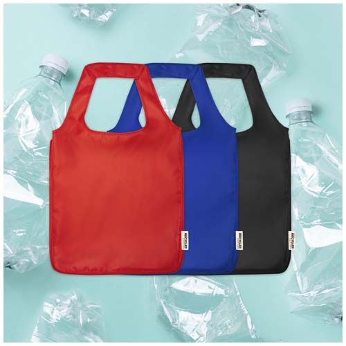 red Bolsa Tote plegable grande de PET reciclado