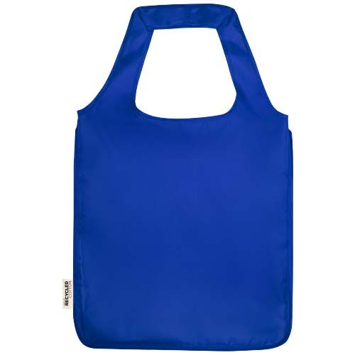 azulón Bolsa Tote plegable grande de PET reciclado