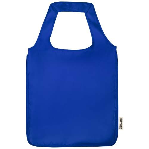 azulón Bolsa Tote plegable grande de PET reciclado