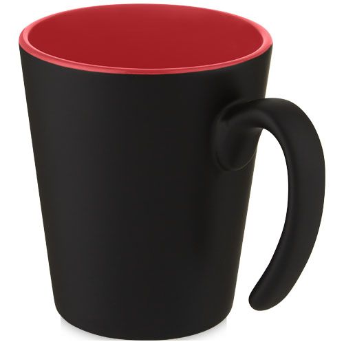 Taza de cerámica con asa de 360 ml 