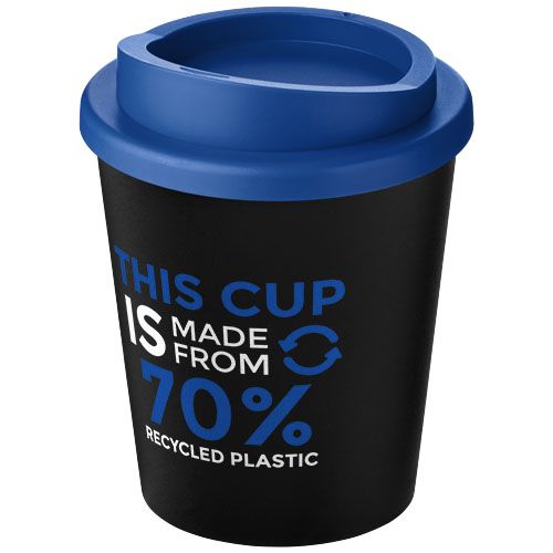 negro/azul medio Vaso reciclado de 250 ml