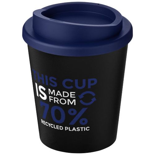 negro/azul Vaso reciclado de 250 ml