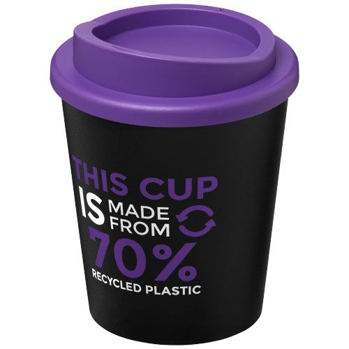 negro/morado Vaso reciclado de 250 ml
