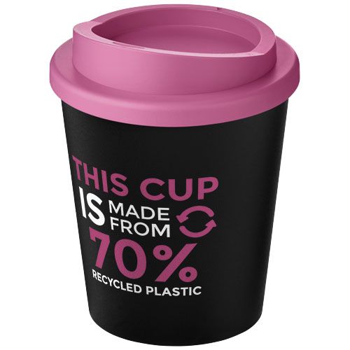 negro/magenta Vaso reciclado de 250 ml