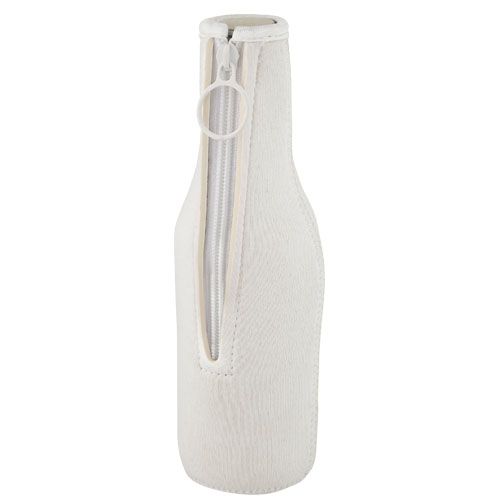 white Funda de neopreno reciclado para botellas