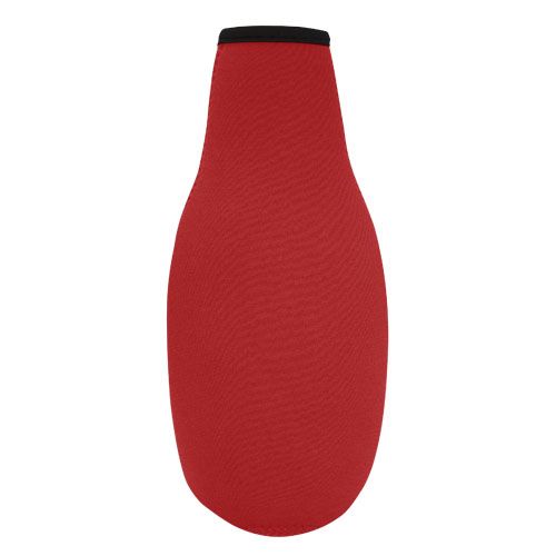 red Funda de neopreno reciclado para botellas
