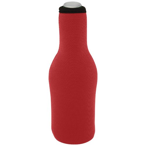 red Funda de neopreno reciclado para botellas