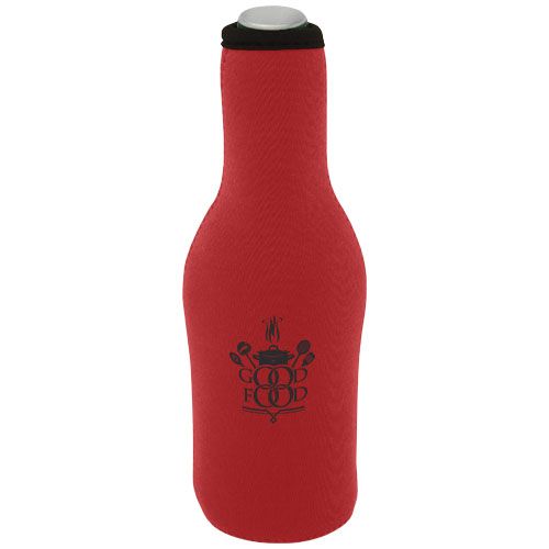 red Funda de neopreno reciclado para botellas