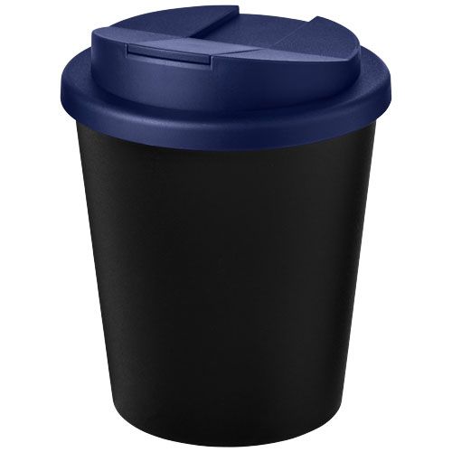 Vaso reciclado de 250 ml con tapa antigoteo 