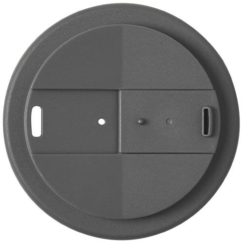 Vaso reciclado de 250 ml con tapa antigoteo 