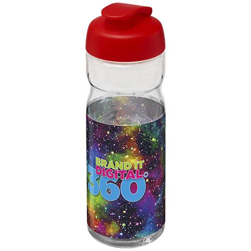 Bidón deportivo de 650 ml con tapa Flip H2O Active® 