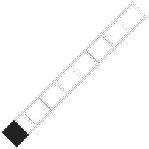 Bande réfléchissante RFX™ en PVC de 43,5 cm - 4