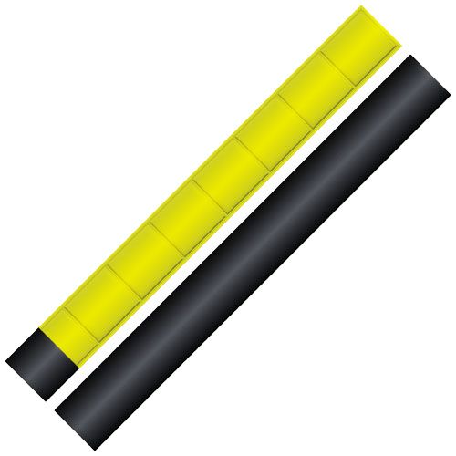 Banda de PVC reflectante de 43,5 cm 