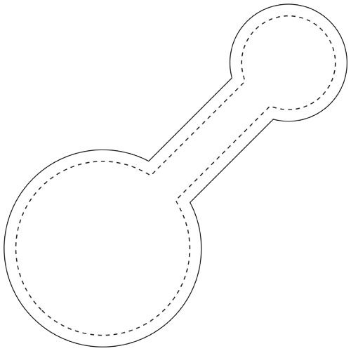 Imán de TPU reflectante redondo grande M-10 