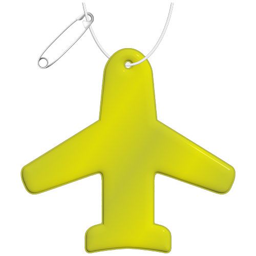 COLGANTE DE PVC REFLECTANTE EN FORMA DE AVIÓN H-09 