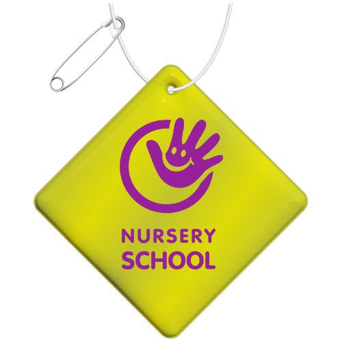 Colgante de TPU reflectante en forma de diamante pequeño H-09 