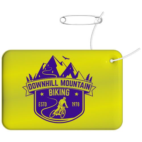 Colgante de TPU reflectante rectangular pequeño H-10 