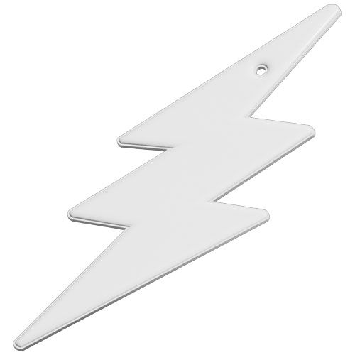 Attache réfléchissante en PVC en forme de flash H-10 RFX™ - 3