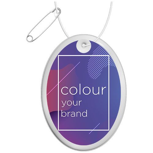 Attache réfléchissante ovale en PVC H-12 RFX™ - 2