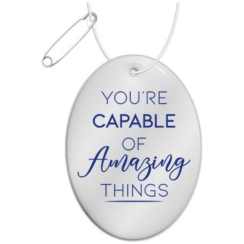 Attache réfléchissante ovale en TPU H-12 RFX™ - 2