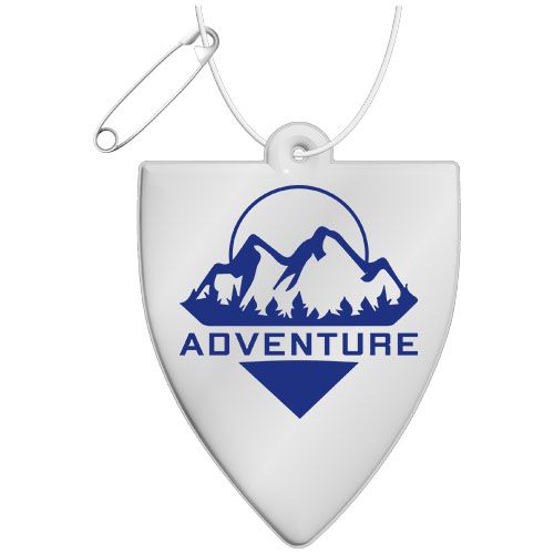 Attache réfléchissante en TPU en forme de badge H-12 RFX™ - 2