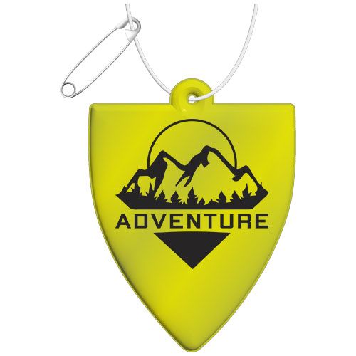 Colgante de TPU reflectante en forma de placa H-12 