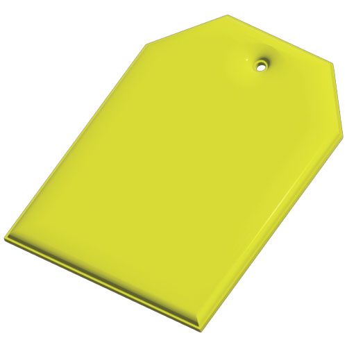 Colgante de PVC reflectante en forma de etiqueta H-12 