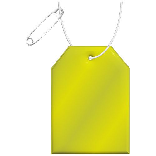 Colgante de TPU reflectante en forma de etiqueta H-12 
