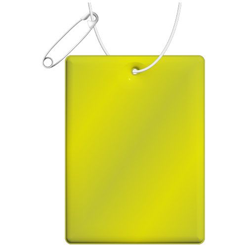COLGANTE DE TPU REFLECTANTE RECTANGULAR GRANDE H-12 