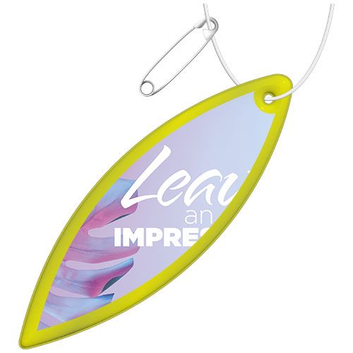 Colgante de PVC reflectante en forma de elipse H-12 