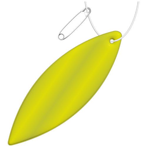 COLGANTE DE PVC REFLECTANTE EN FORMA DE ELIPSE H-12 