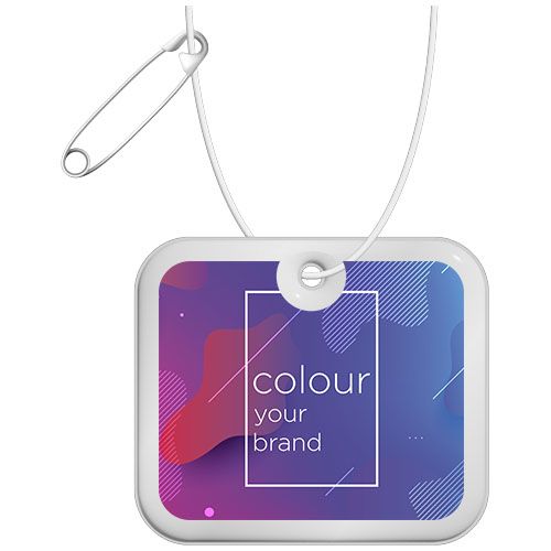 white Colgante de PVC reflectante rectangular XL H-20