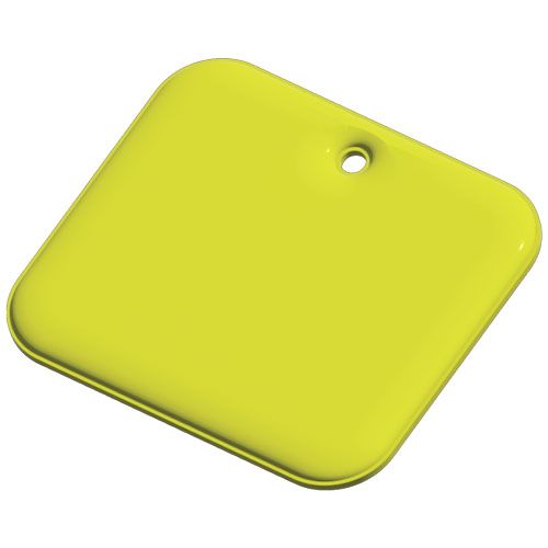 amarillo neón Colgante de PVC reflectante rectangular XL H-20