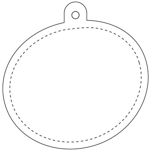 Attache réfléchissante ovale en PVC H-09 RFX™ - 4
