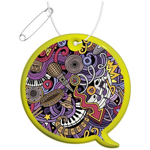 Colgante de PVC reflectante de llamada H-09 