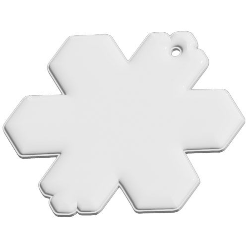 Attache réfléchissante en PVC en forme de flocon de neige H-10 RFX™ - 3