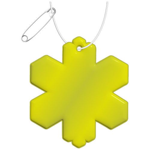 COLGANTE DE TPU REFLECTANTE EN FORMA DE COPO DE NIEVE H-10 